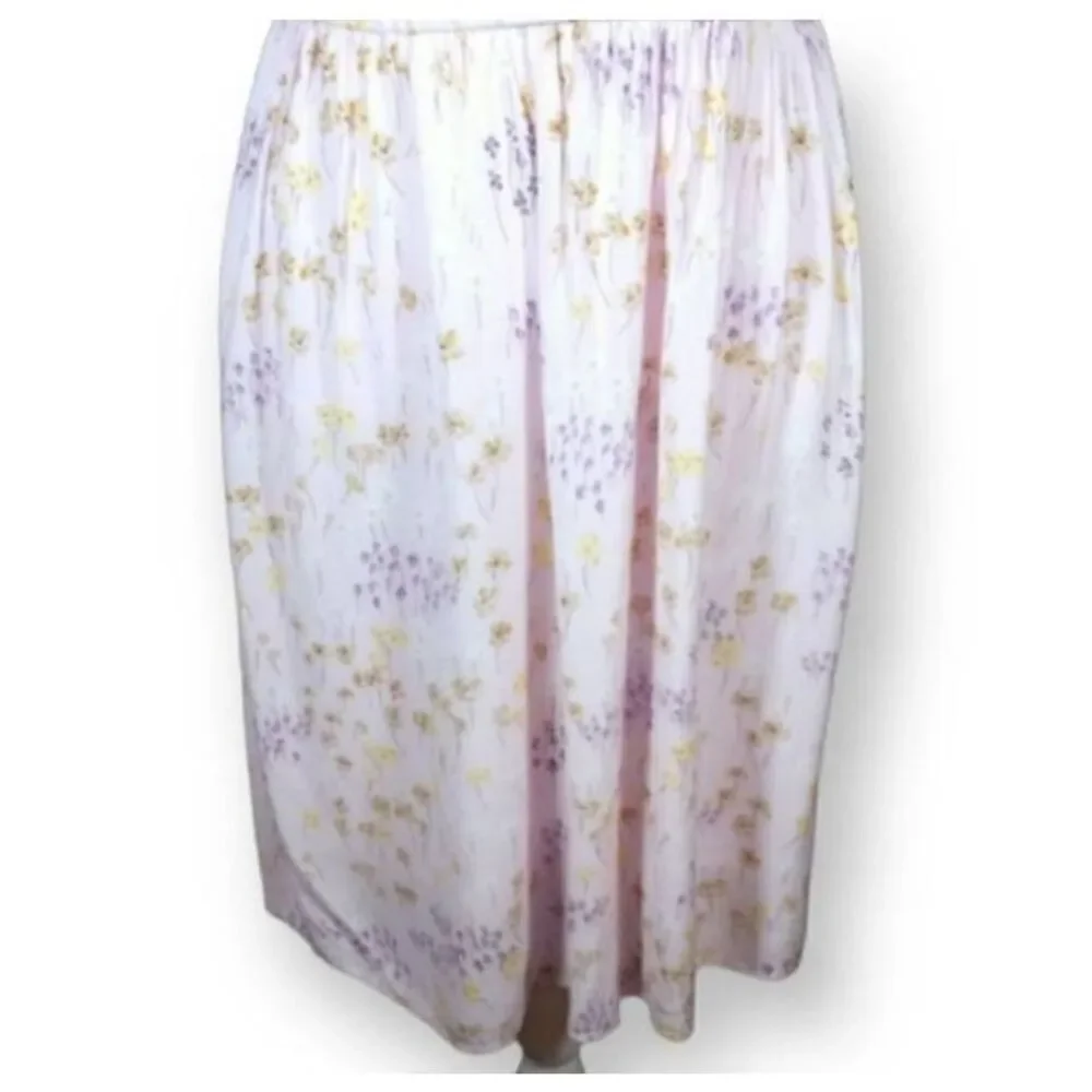 LC LAUREN CONRAD PINK, PURPLE, YELLOW FLORAL DRESS SZ.L/XL EUC. - Picture 4 of 7